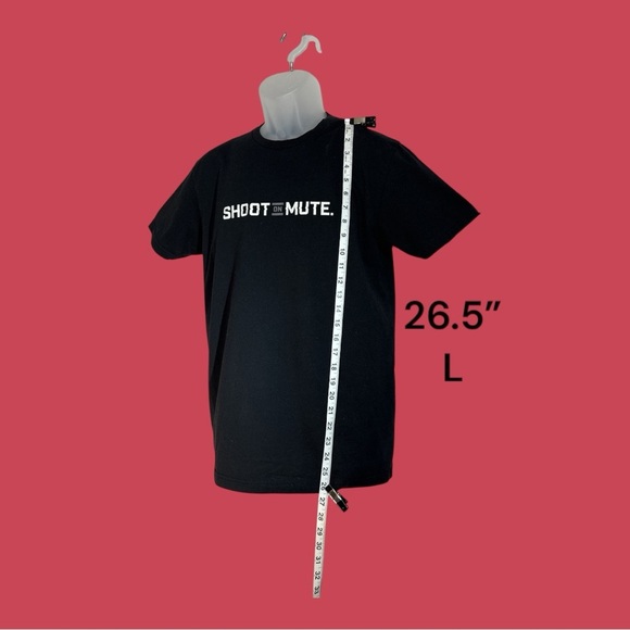 Silencer Central Company Logo Apparel Tee Shirt Shirt Sleeve Black Est Sz Med - Picture 2 of 5